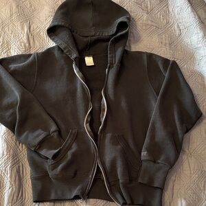 Russell Athletic Black Full-Zip Hoodie